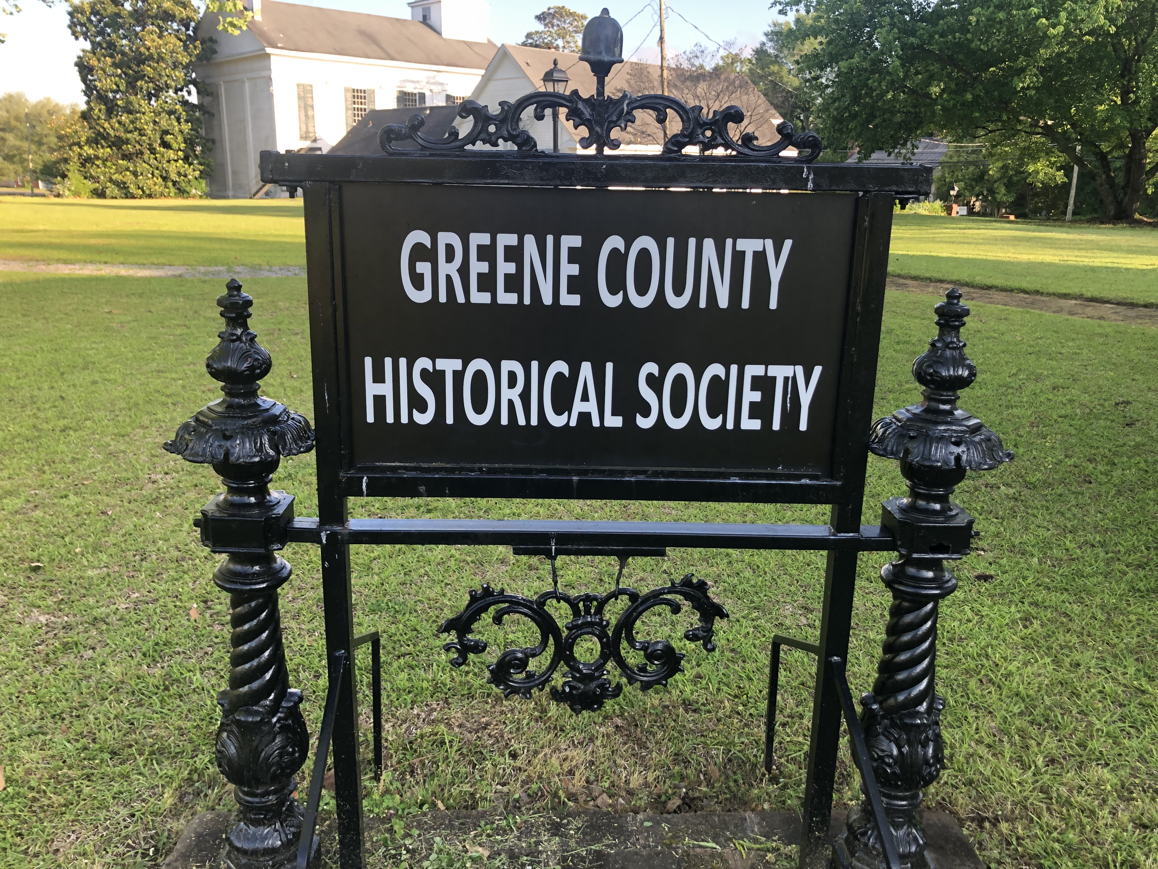 Greene County Historical Society Sign